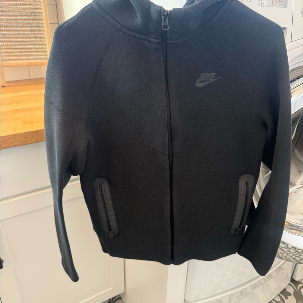 Nike Kids Black Puffer Jacket with Hood